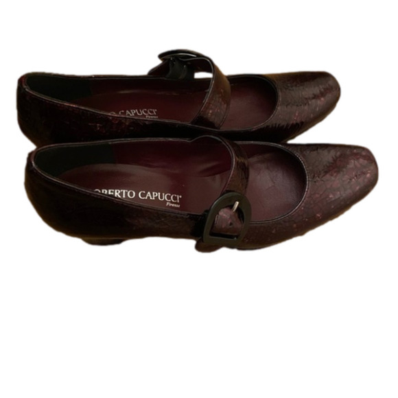 ✨Host Pick ✨ Roberto  Capucci Firenze Brown Heel Pumps (size 8.5) NWT - Picture 2 of 12